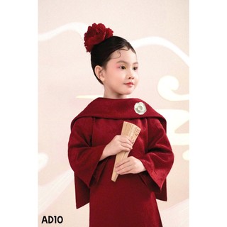 [B&G] Sét áo dài tết màu đỏ Sang trọng, nền nã và cực kỳ đáng yêu cho bé gái từ 10-45kg