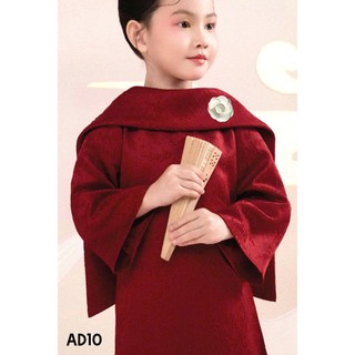 [B&G] Sét áo dài tết màu đỏ Sang trọng, nền nã và cực kỳ đáng yêu cho bé gái từ 10-45kg