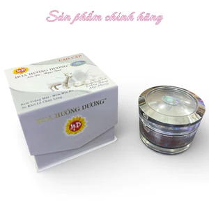 Kem Hoa Hướng Dương Sữa Dê Ngọc Trai Trắng Mặt Mềm Mịn Da Se Khít Lỗ Chân Lông 50gram Chính Hãng