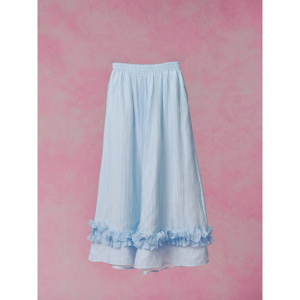 Oli Pants - Remmus | Quần tơ 2 lớp ống phối bèo có dây rút điều chỉnh