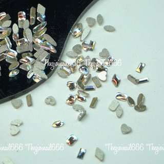 Túi đá mix size mini cực quang lấp lánh trang trí nail