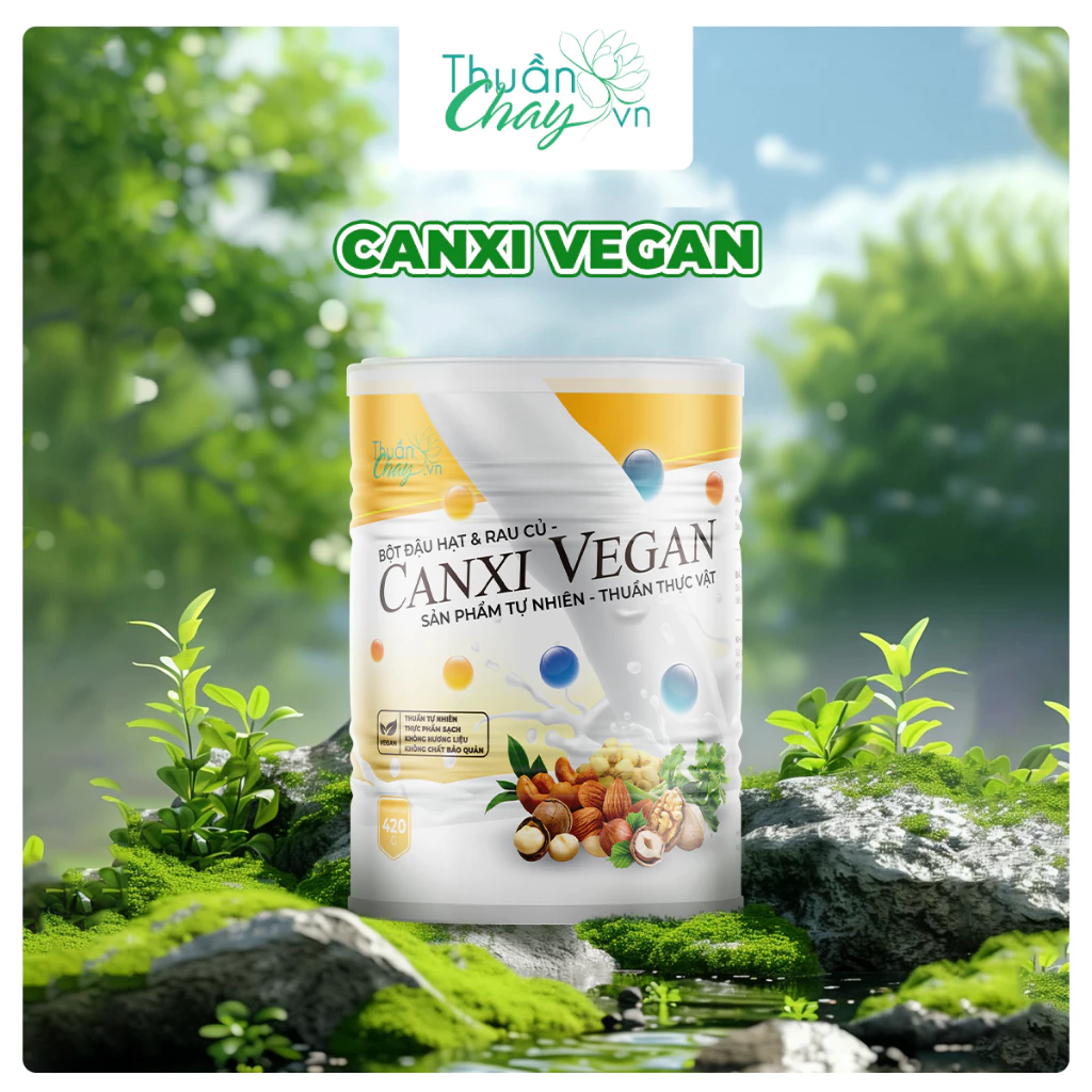 CANXI VEGAN 420g - Bột đậu hạt & rau củ