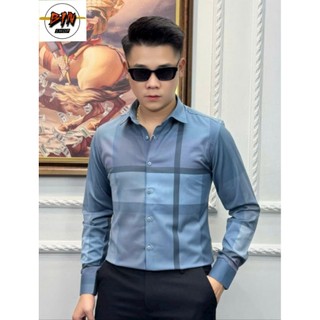 Áo Sơ Mi Nam LUXURY Cao Cấp Kẻ dài tay mã 1690