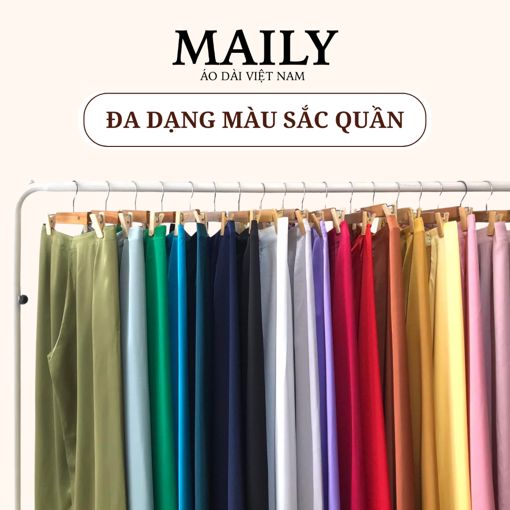 Quần Áo Dài Cao Cấp Chất Dày Dặn, Vải Mềm Mịn Đa Dạng Màu Sắc Cho Nàng Mặc Áo Dài, Áo Yếm, Áo Bà Ba