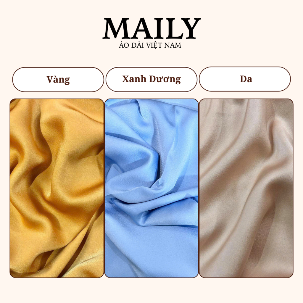 Quần Áo Dài Cao Cấp Chất Dày Dặn, Vải Mềm Mịn Đa Dạng Màu Sắc Cho Nàng Mặc Áo Dài, Áo Yếm, Áo Bà Ba