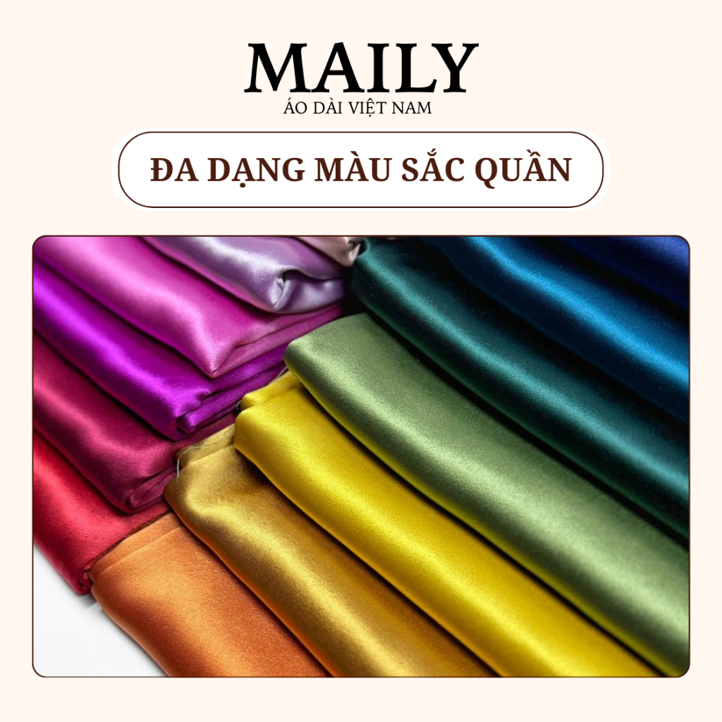 Quần Áo Dài Cao Cấp Chất Dày Dặn, Vải Mềm Mịn Đa Dạng Màu Sắc Cho Nàng Mặc Áo Dài, Áo Yếm, Áo Bà Ba