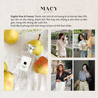 Nước hoa nữ JML English Pear & Freesia Cologne | Hương Trái Cây | Nhẹ Nhàng, Nữ Tính