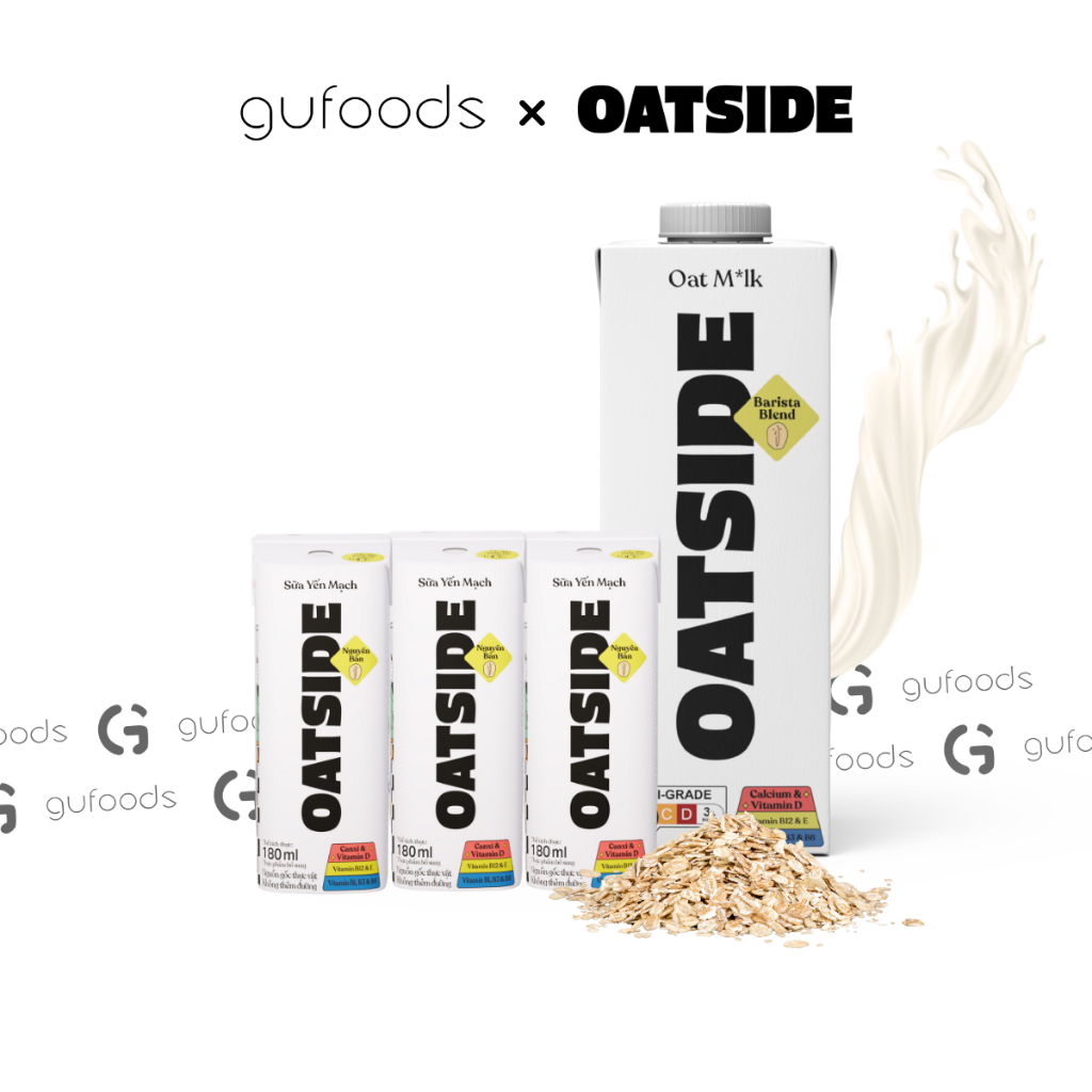 Sữa yến mạch OATSIDE vị Nguyên bản Barista Blend - Không đường, Không ...