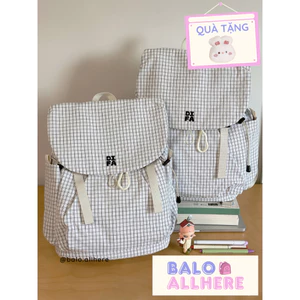 BaLo (XINHXINH) [ORDER] Balo Học Sinh Sinh Viên Caro BL167