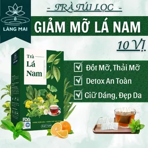 Trà Tiêu Thực (Tiêu mỡ Giảm cân) - Làng Mai - Detox thải mỡ bụng, đùi giúp nhẹ người, điều chỉnh cân nặng.