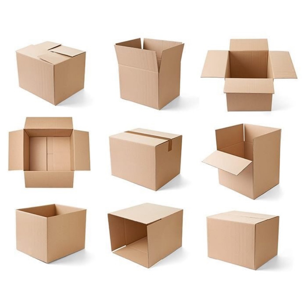 [DỊCH VỤ GÓI QUÀ LẺ] Thùng Hộp Carton Trơn Nâu Nắp Đậy Đựng Gấu Bông Gói Quà Tặng Đủ Size Lớn Nhỏ Haste