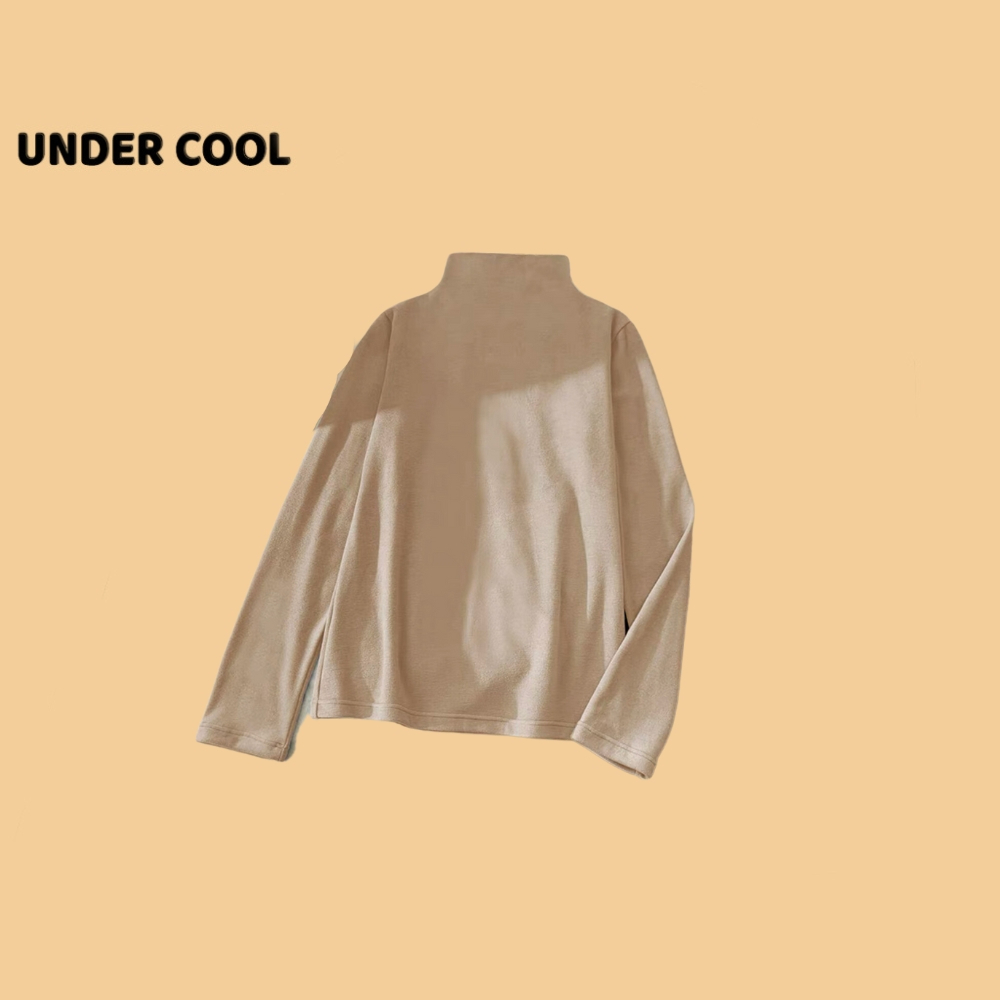 Áo Giữ Nhiệt Thun Basic cổ lọ thấp UNDERCOOL dài tay chất cotton mềm Live - ADT03