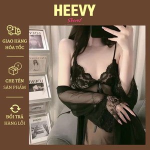 HÀNG QUẢNG CHÂU LOẠI 1 [X2 Quà Tặng Quần Chíp + Áo Choàng] Váy ngủ sexy gợi cảm váy ngủ ren sexy quyến rũ HV062-3010