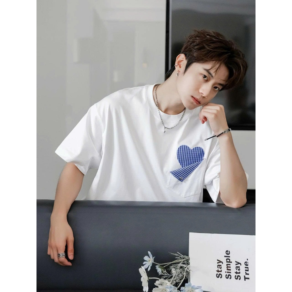 Áo thun Stee Cổ tròn TIMFLY Localbrand ICVCVNI Unisex Cotton