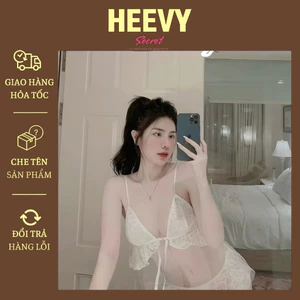 Bộ đồ ngủ sexy gợi cảm SLADY mát mềm mịn lụa cao cấp xuyên thấu có mút ngực - VNS57- váy ngủ áo ngủ sexy quyến rũ