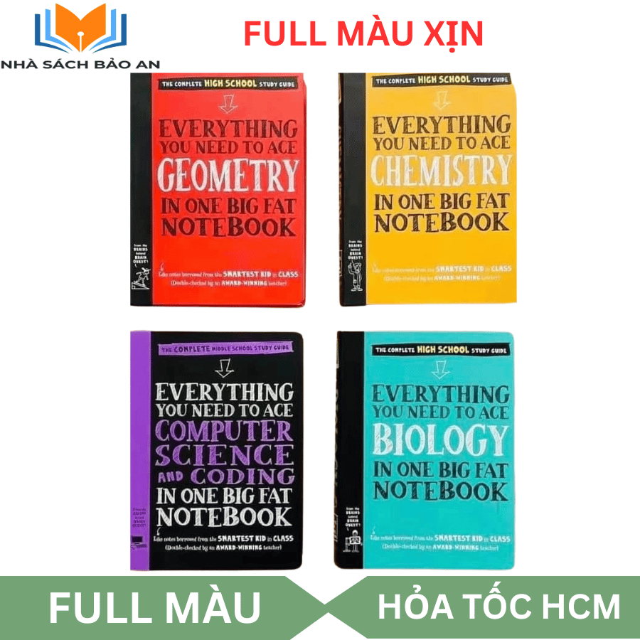 Sách - BIG FAT NOTEBOOK - bộ 4 cuốn - Sách Nhập Đẹp | Shopee Việt Nam