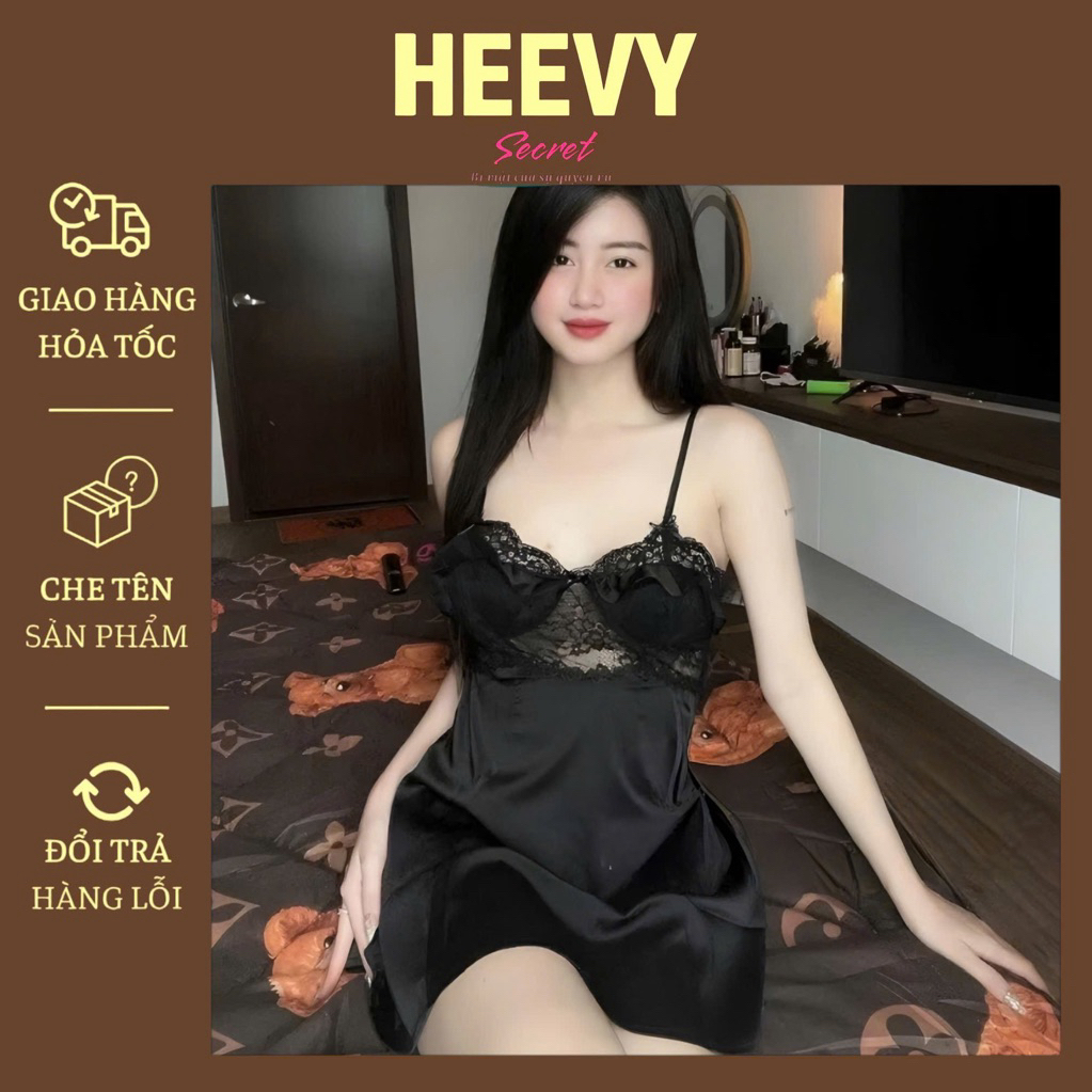 Váy ngủ sexy 2 dây gợi cảm quyến rũ, hàng nhập QC cao cấp VNS096
