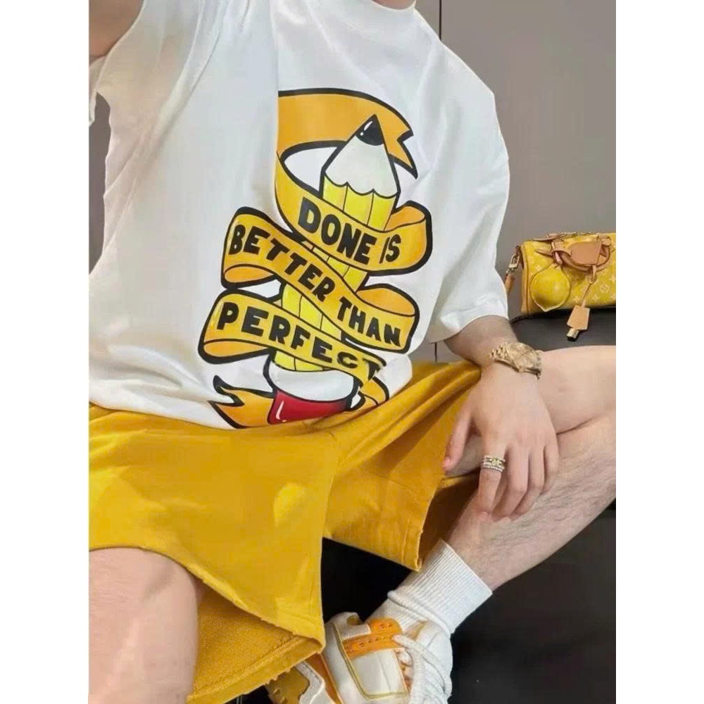 Áo thun Stee Cổ tròn DONE IS BETTER THAN PERFECT Localbrand ICVCVNI Unisex