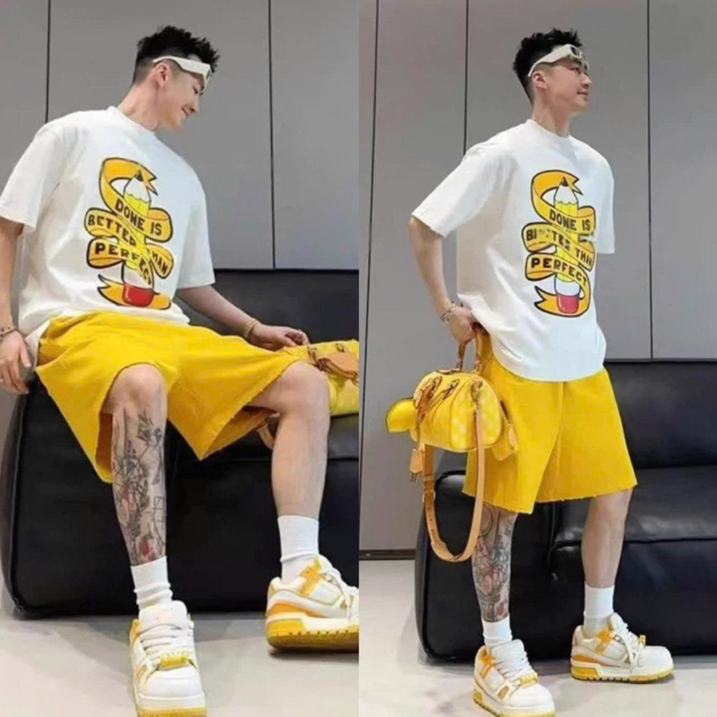 Áo thun Stee Cổ tròn DONE IS BETTER THAN PERFECT Localbrand ICVCVNI Unisex
