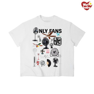 Áo Thun In Hình Vintage ONLYFANS Babytee Form Rộng Màu Trắng Cotton 250gsm Mềm Mịn - WETBABY