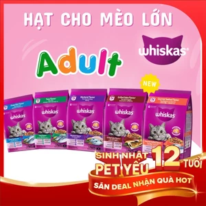 Thức Ăn Mèo Whiskas 1,2kg – 1,1kg Dạng Hạt Cho Mèo Lớn Và Mèo Con