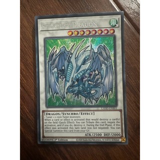 Thẻ Yugioh chính hãng bản Chibi đặc biệt - Stardust Dragon - Secret Rare - L5DD-ENS01