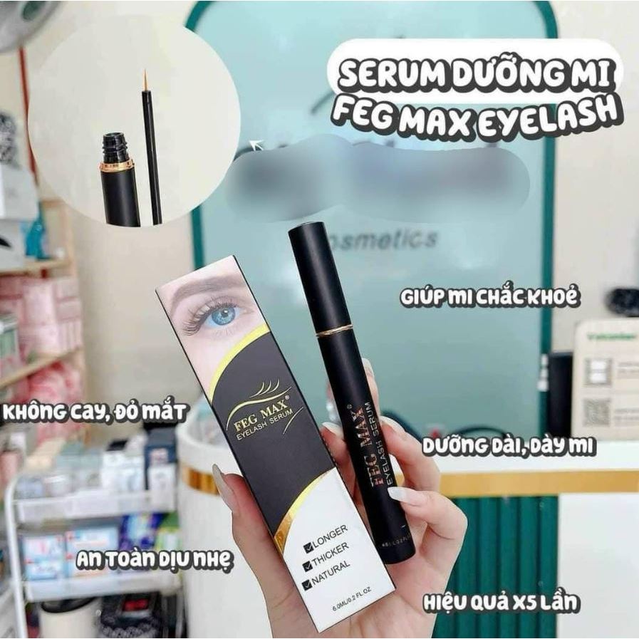 Dưỡng mày mi feg max hỗ trợ dưỡng mi dài đen nháy 6ml