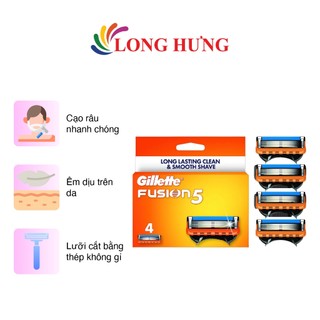 Lưỡi dao thay thế Gillette Fusion 5 (Set 4 cái)