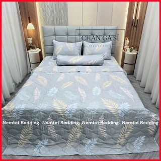 🌱ẢNH THẬT🌱Bộ Ga Gối Lyocell Microfiber Nằm Thoáng Mát, Mềm Mại, Thấm Hút Mồ Hôi Tốt _Chăn Ga Sỉ HCM