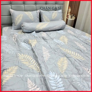 🌱ẢNH THẬT🌱Bộ Ga Gối Lyocell Microfiber Nằm Thoáng Mát, Mềm Mại, Thấm Hút Mồ Hôi Tốt _Chăn Ga Sỉ HCM