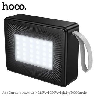 Pin Dự Phòng Hoco J166 50000mAh cổng USB QC 3.0 22.5W và 1 cổng TypeC PD 20W, màn hình LCD (Đen) - Phụ Kiện Nhất Tín