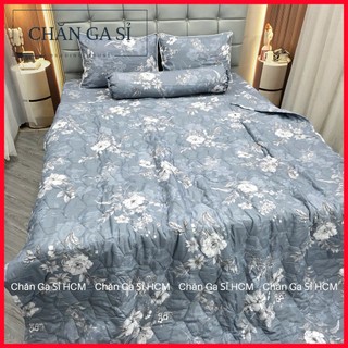 🌱ẢNH THẬT🌱Bộ Ga Gối Lyocell Microfiber Nằm Thoáng Mát, Mềm Mại, Thấm Hút Mồ Hôi Tốt _Chăn Ga Sỉ HCM