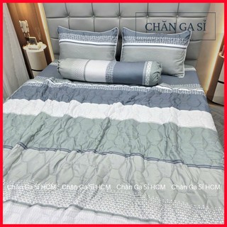🌱ẢNH THẬT🌱Bộ Ga Gối Lyocell Microfiber Nằm Thoáng Mát, Mềm Mại, Thấm Hút Mồ Hôi Tốt _Chăn Ga Sỉ HCM