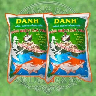 🔥Ưu Đãi 2 Cám Danh Cá Tra tặng 1 Chùm Nho 4 - Cám Danh Đặc Biệt Cá Tra - Mồi Ngon Cá Ăn Dữ🎣