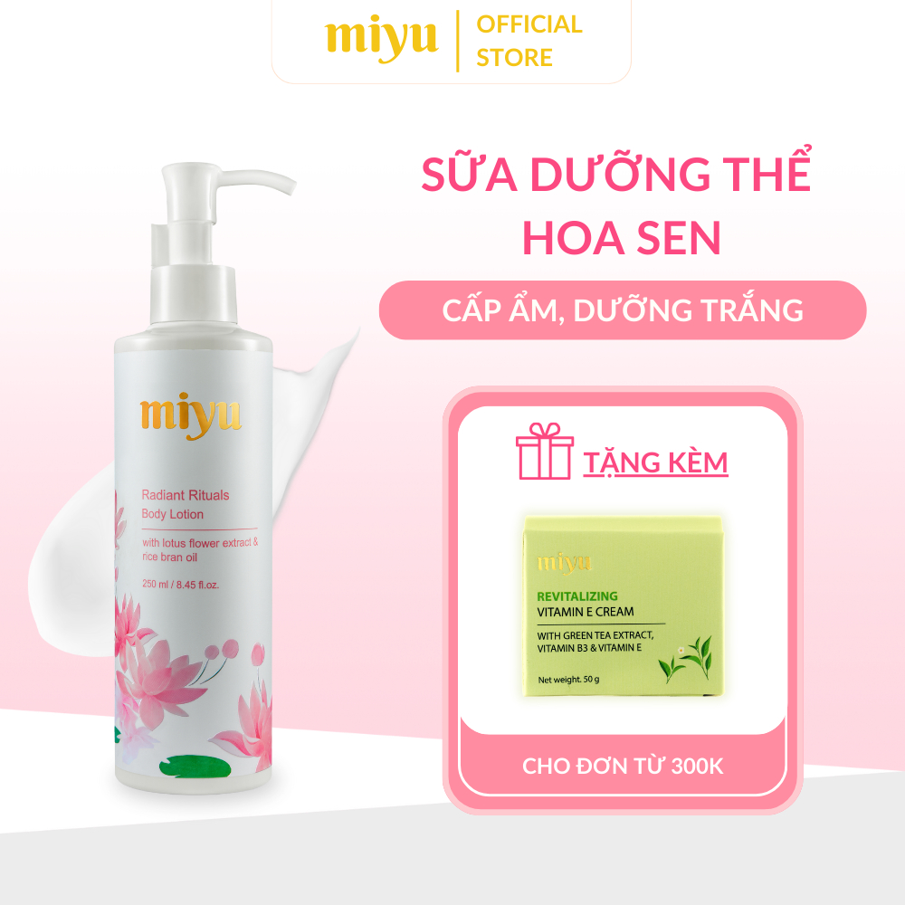 【Dưỡng Ẩm Ngày Đông】MIYU Radiant Rituals Body Lotion Sữa Dưỡng Thể Hoa ...