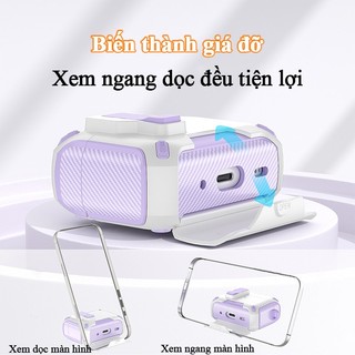 Vỏ AirPods siêu bền có nam châm hỗ trợ tích hợp giá đỡ điện thoại cho AirPods 1 2 3 4 Pro