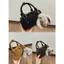 👜 Túi Xách Nữ Da Lộn Mini 20cm – Túi Cầm Tay & Đeo Chéo Sang Trọng Tặng Charm Gấu Dễ Thương - ST451