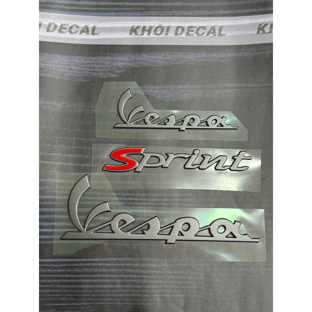 Tem nổi Vespa Sprint Hàng Zin chuẩn hãng