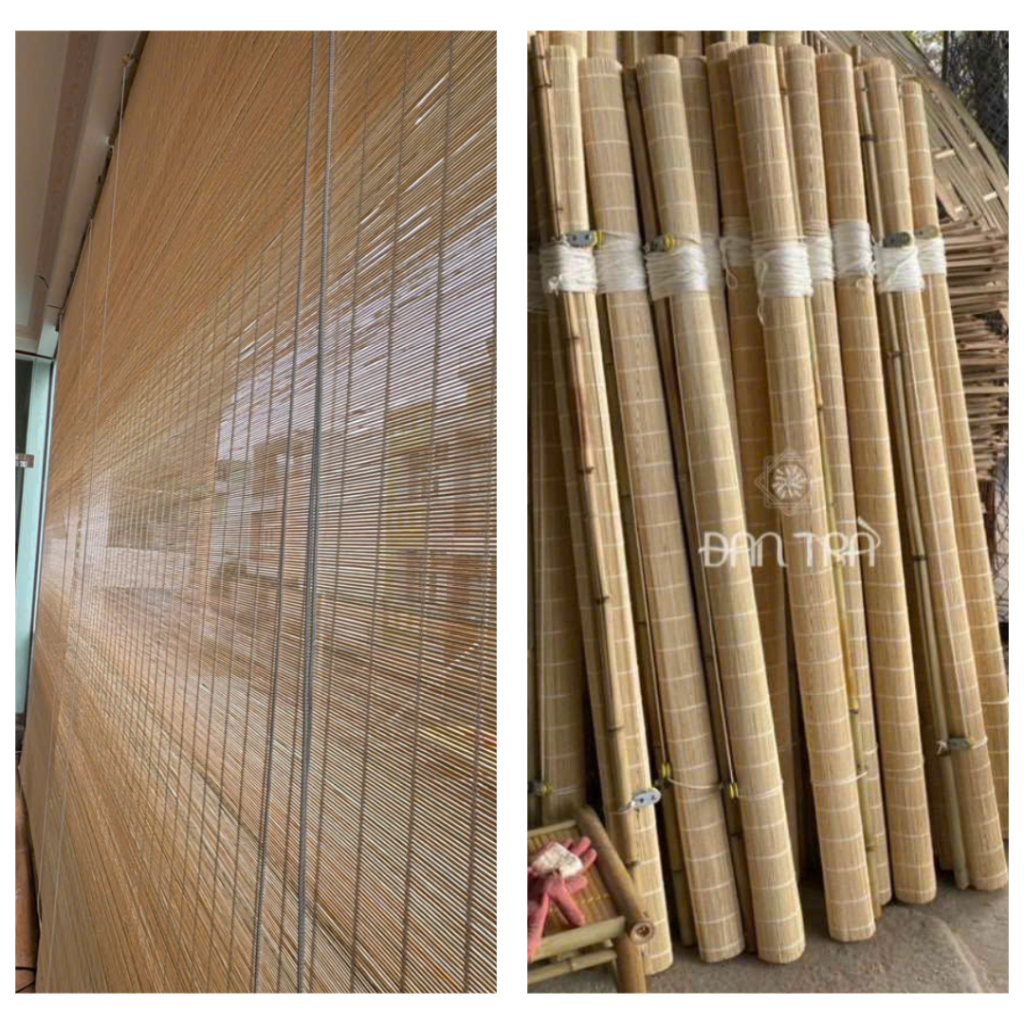 Mành Rèm Tre Che Nắng Ngoài Trời, Mành Tre Trang Trí Tết, 1m2, 1m5 và ...