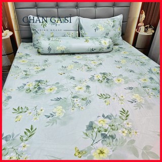 🌱ẢNH THẬT🌱Bộ Ga Gối Lyocell Microfiber Nằm Thoáng Mát, Mềm Mại, Thấm Hút Mồ Hôi Tốt _Chăn Ga Sỉ HCM