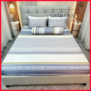 🌱ẢNH THẬT🌱Bộ Ga Gối Lyocell Microfiber Nằm Thoáng Mát, Mềm Mại, Thấm Hút Mồ Hôi Tốt _Chăn Ga Sỉ HCM