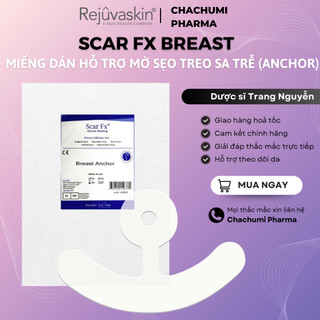 Miếng dán hỗ trợ mờ sẹo phẫu thuật ngực treo sa trễ Rejuvaskin Scar FX Breast