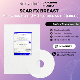Miếng dán hỗ trợ mờ sẹo phẫu thuật ngực treo sa trễ Rejuvaskin Scar FX Breast