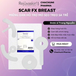 Miếng dán hỗ trợ mờ sẹo phẫu thuật ngực treo sa trễ Rejuvaskin Scar FX Breast