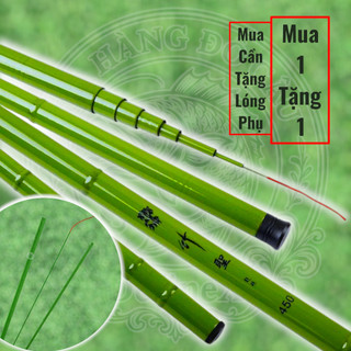 Cần Tay Trúc Xanh Tặng Kèm Lóng Phụ Siêu Tiện Lợi 2m7 3m6 4m5 5m4 6m3