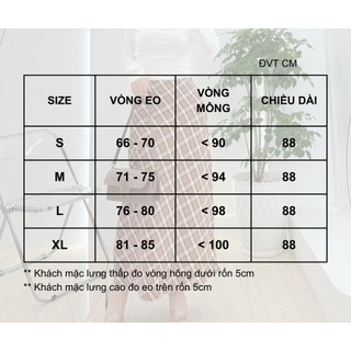 (Về màu Noel Xanh Đỏ) Chân váy caro dài chữ A cạp trễ/lưng cao có lót váy suông dài chữ A midi