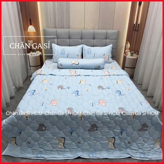 🌱ẢNH THẬT🌱Bộ Ga Gối Lyocell Microfiber Nằm Thoáng Mát, Mềm Mại, Thấm Hút Mồ Hôi Tốt _Chăn Ga Sỉ HCM