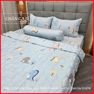 🌱ẢNH THẬT🌱Bộ Ga Gối Lyocell Microfiber Nằm Thoáng Mát, Mềm Mại, Thấm Hút Mồ Hôi Tốt _Chăn Ga Sỉ HCM