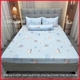 🌱ẢNH THẬT🌱Bộ Ga Gối Lyocell Microfiber Nằm Thoáng Mát, Mềm Mại, Thấm Hút Mồ Hôi Tốt _Chăn Ga Sỉ HCM