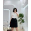 Chân váy chữ A ngắn 45cm công sở có quần bảo hộ túi sâu Váy ngắn basic Lolalalo